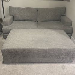 Potato barn Couch With Oversized Ottoman