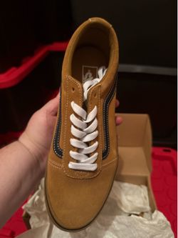 NEW Vans Ward Suede Golden Brown Skate Shoes Sneakers men’s 8