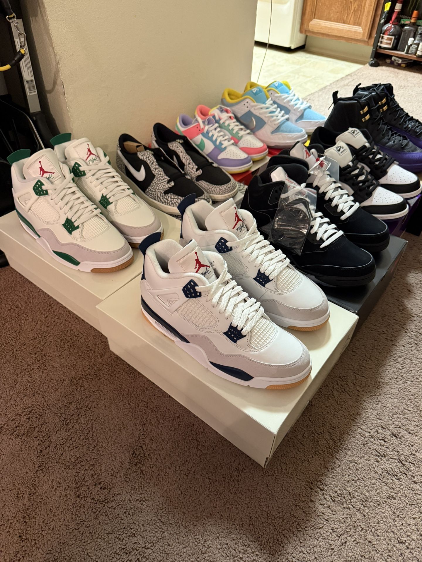 Jordan 4 SB and Nike New size 12