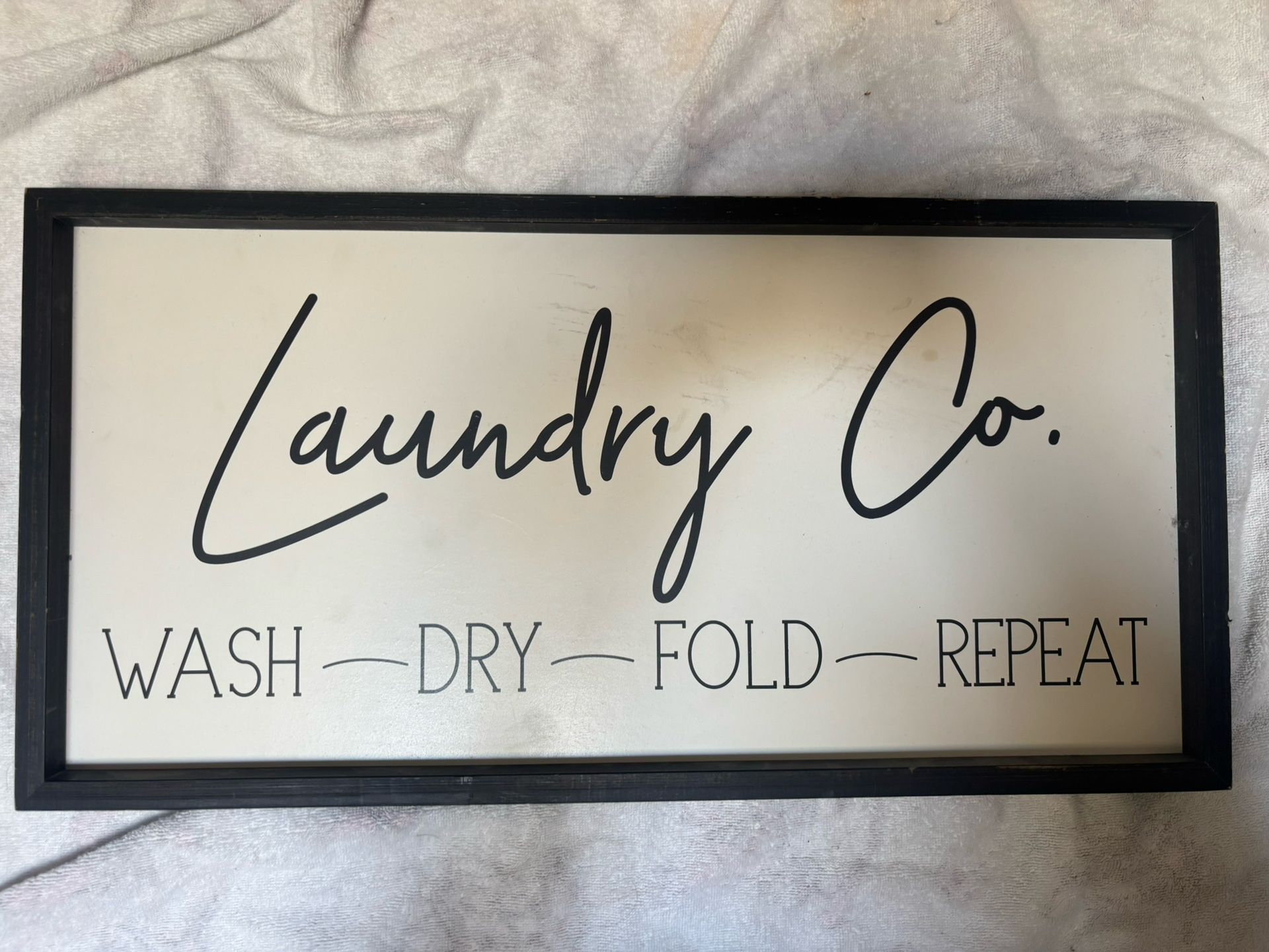 Laundry decoration