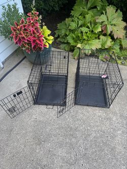 2 Small Folding Dog/Puppy Crates – $30for Both