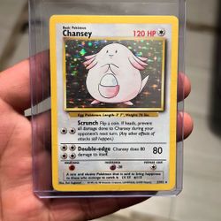 Chansey Base Set Holo 1999
