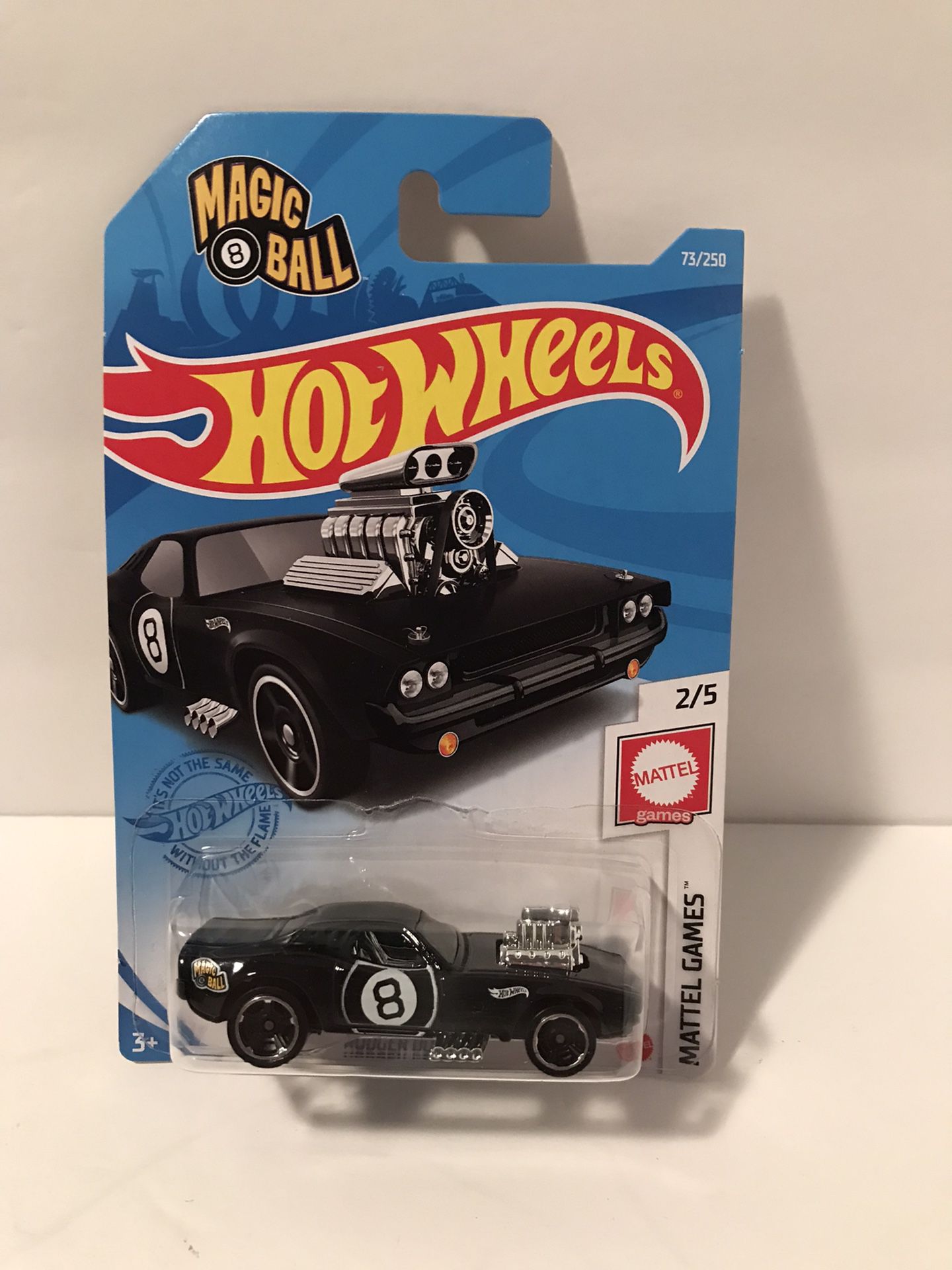 HOT WHEELS BLACK “2018” RODGER DODGE ~ MATTEL GAMES ~ MADE IN MALAYSIA   