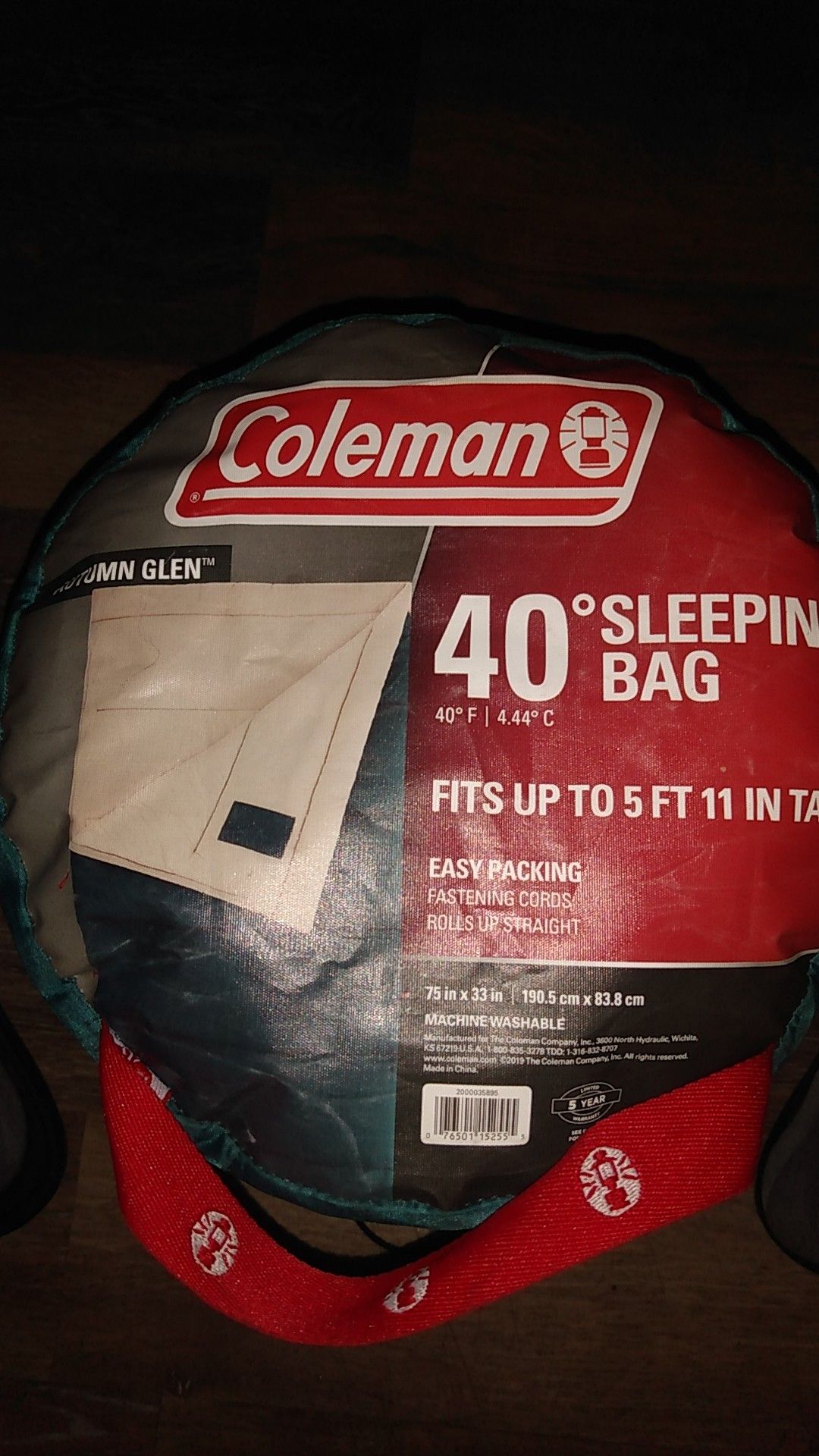 Coleman sleeping bag