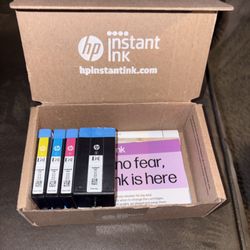 HP Instant Ink 910 912 914 915 Yellow Cyan Magenta XL Black New Exp. 03/2027