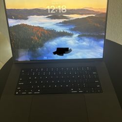 Apple MacBook Pro 16'' with Apple M3 Pro, 512GB SSD, and 18GB RAM in black