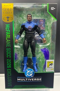 McFarlane DC Multiverse John Stewart Ultraviolet Lantern Gold Label SDCC 2026