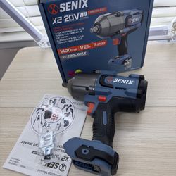 Brand New SENIX X2 20V Max* 1/2-Inch Cordless Impact Wrench, 1800 RPM, 3-Speed PDWX2-M4-0 SKU144-S1