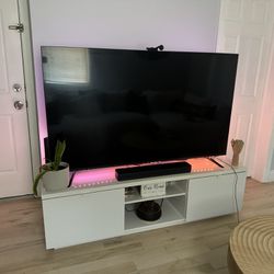 65” LG tv and tv stand 