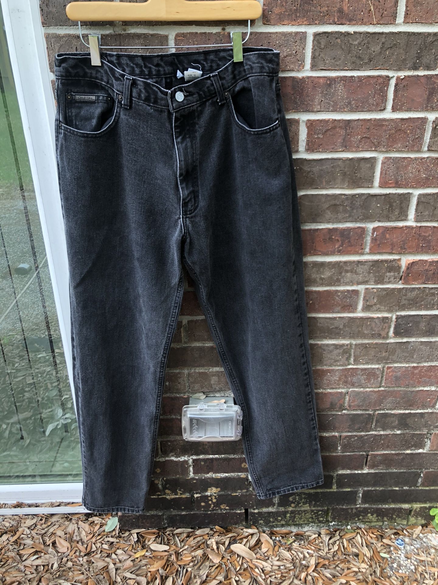 Vintage 90s Calvin Klein Black Denim Jeans