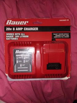 Bauer 20v 8 amp charger