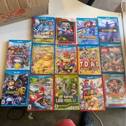 Wii & Wii U Games Mario, Star Fox, Donkey Kong Adult Owned Great  Condition