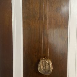 Vintage Whiting and Davis Gold Mesh Bag (new In box)