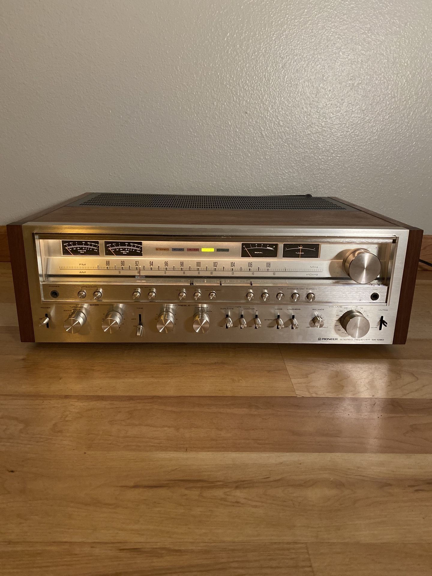 Pioneer SX-1080 120 Watt Stereo Receiver