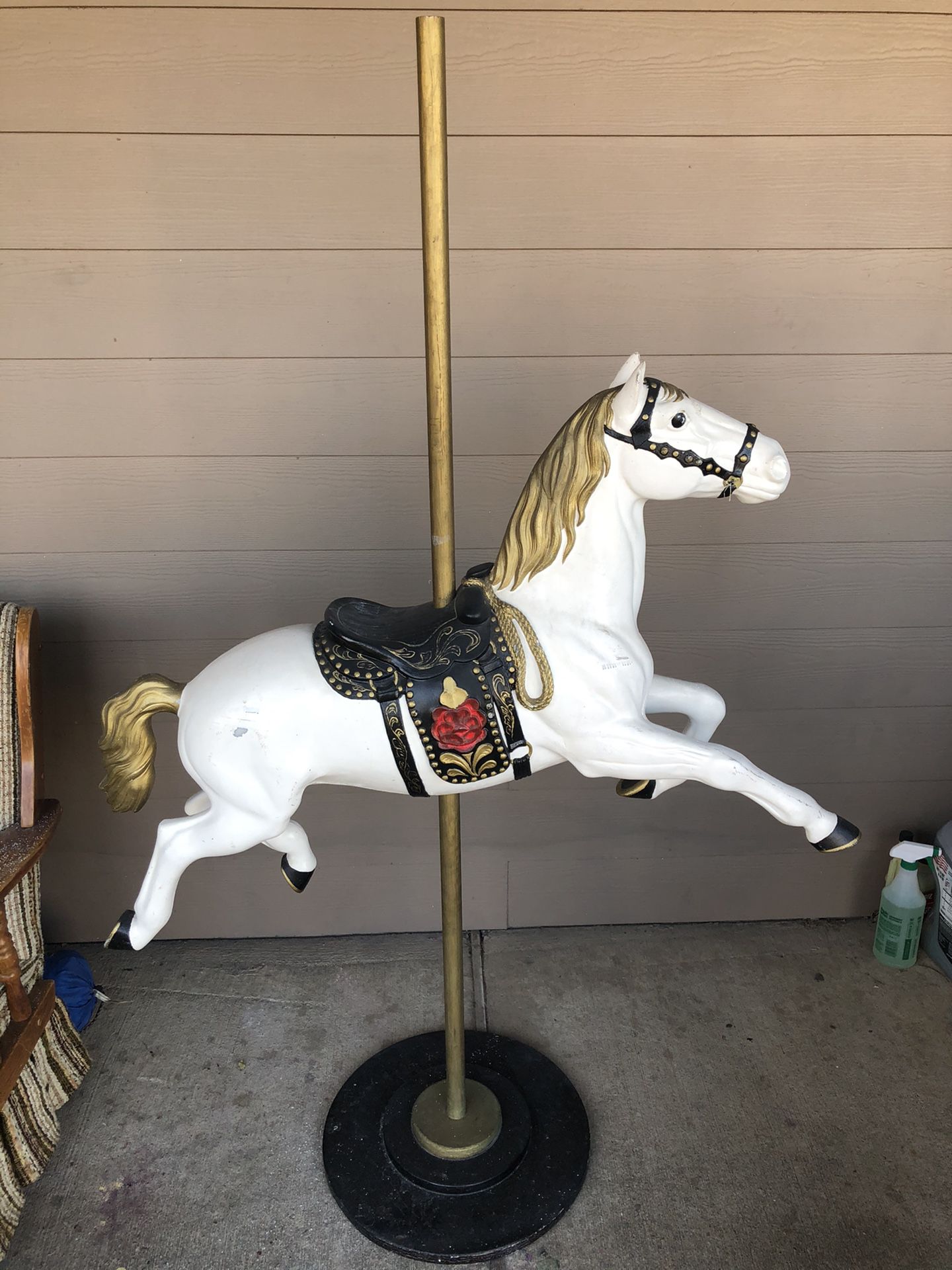 Carousel Horse Statue