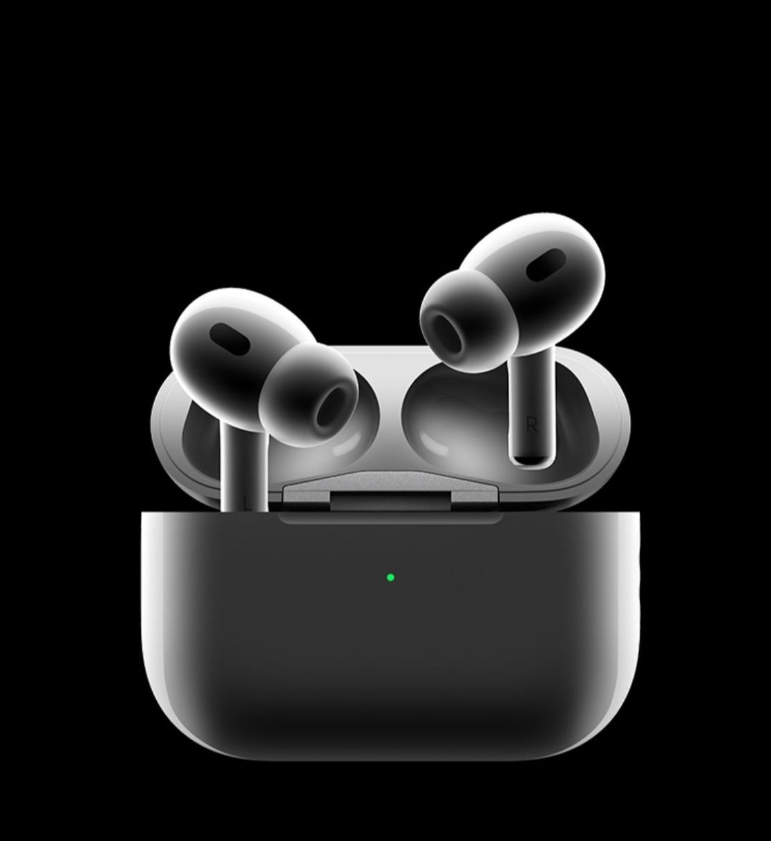 Apple AirPods Pro 2 Wireless Earbuds, Active Noise Cancellation, Hearing Aid Feature, Bluetooth Headphones, Transparency, Personalized Spatial Audio