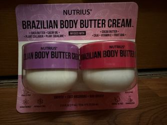 Nutrius Brazilian Body Butter Cream with Shea Butter