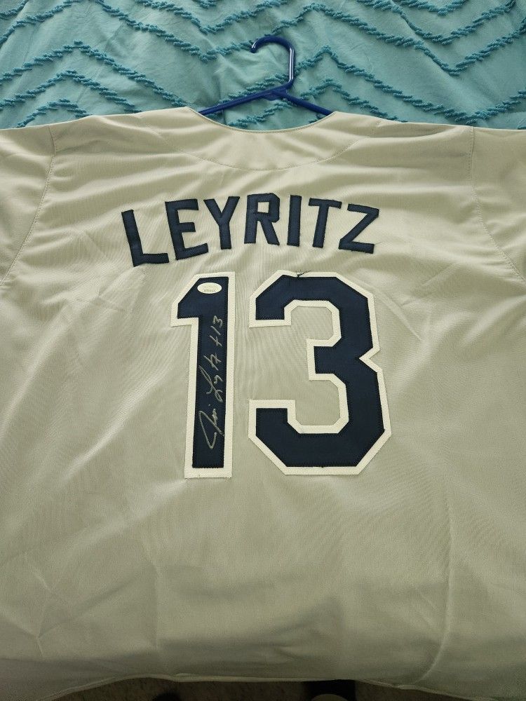 Autographed Jim LEYRITZ jersey