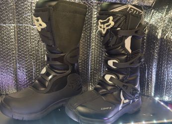 FOX Comp 3 Motocross Boots – Size Youth 4Y