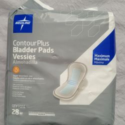 Medline Countour Plus Bladder Pads Maximum (Qty 28) Bag