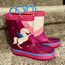 Kamik Kids Unicorn Rain Boots Size 12T