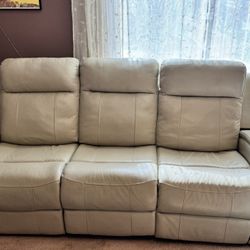 Leather Couch & Recliners