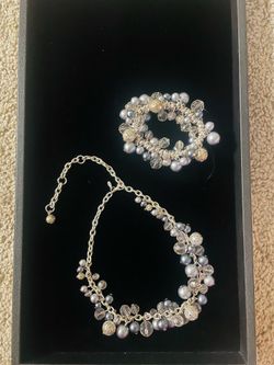 Bauble On Necklace & Bracelet