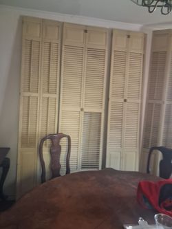 wood bifold closet doors shutters