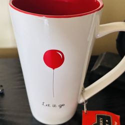 Let It Go Giant Latte Mug by 10 Strawberry Street NWT 26oz