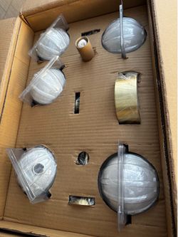 Ceiling Indoor 5 Light Gold or Silver