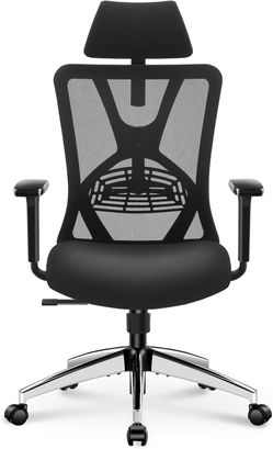 Ticova Ergonomic Office Chair - High Back Desk Chair with Adjustable Lumbar Support