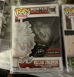 Hunter x Hunter Funko Pop! Killua Zoldyck Godspeed Glows Chase Bundle AAA Anime Exclusive