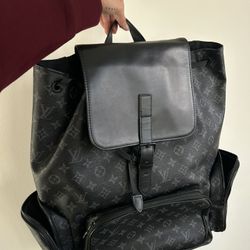 Authentic Louis Vuitton Black Backpack
