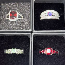 4 rings size 6-7