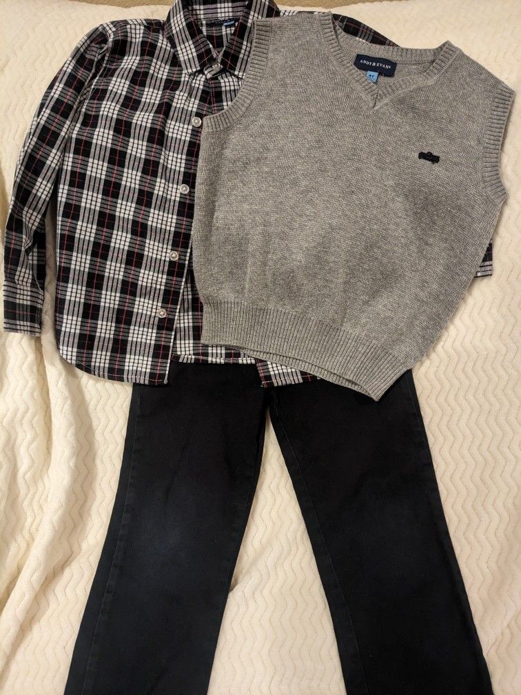 Andy And Evan Sweater Vest Set