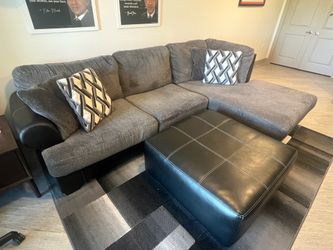 Sectional and Ottoman