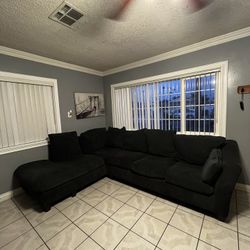 Dark Grey Corner Couch