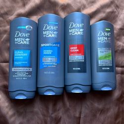 4 Dove Men Care Body Wash