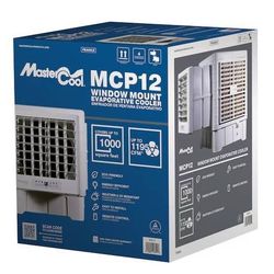 MasterCool Outdoor Window Evaporative Cooler - 1000-sqft with Motor!