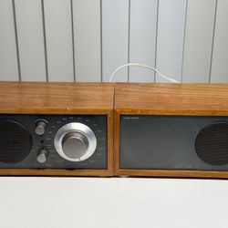 Tivoli Audio Model Two AM/FM Stereo Radio Henry Kloss w Companion Speaker