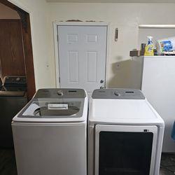 SAMSUNG WASHER AND DRYER SET BOTH ELECTRIC XL CAPACITY 5.3 CU GOOD CONDITION HEAVY DUTY DELIVERY AVAILABLE FOR EXTRA FEE WE DO REPAIRS