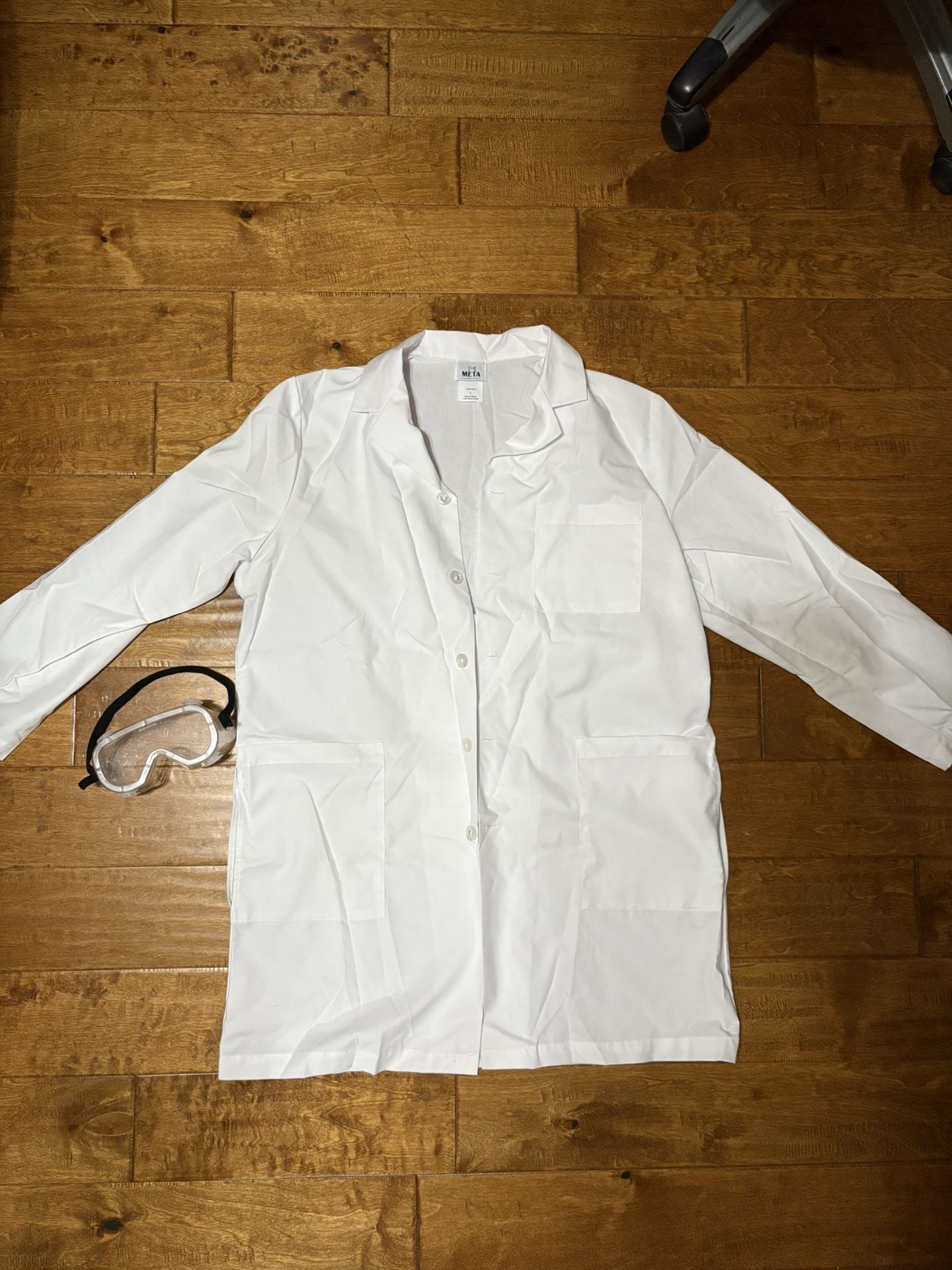 META Lab Coat and Safety Goggles