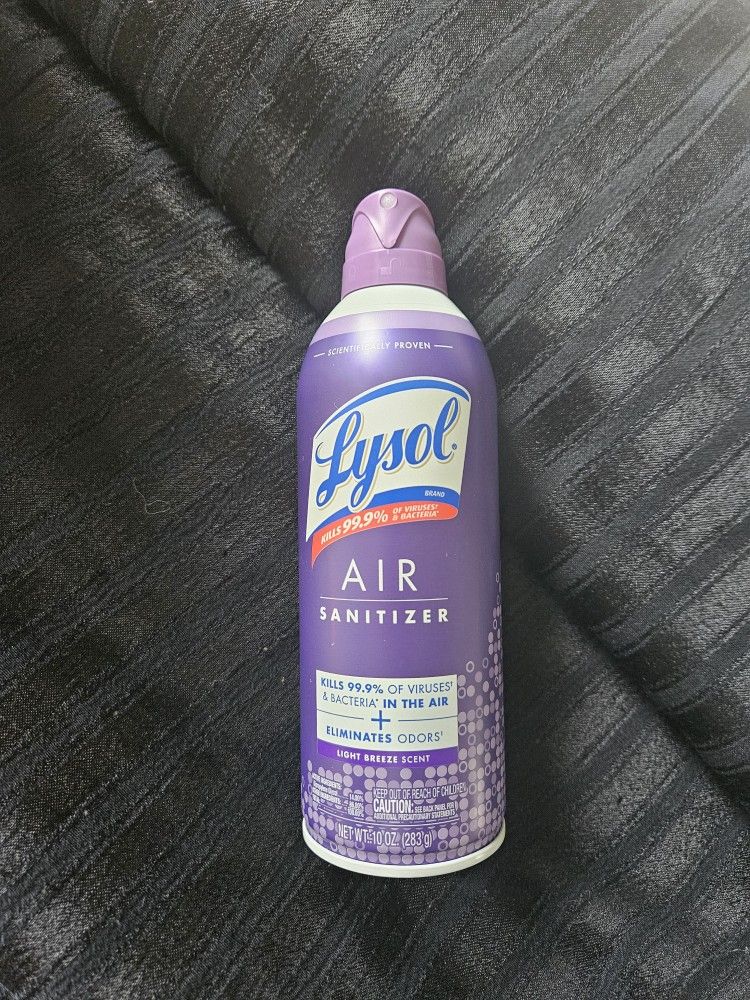 $6 Each (2 Available) Lysol Air Light Breeze Sanitizing Spray