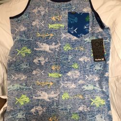 New W/ Tags Hurley Youth Tank T Shirt Size XL 
