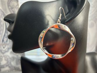Ripple Hoop Earrings