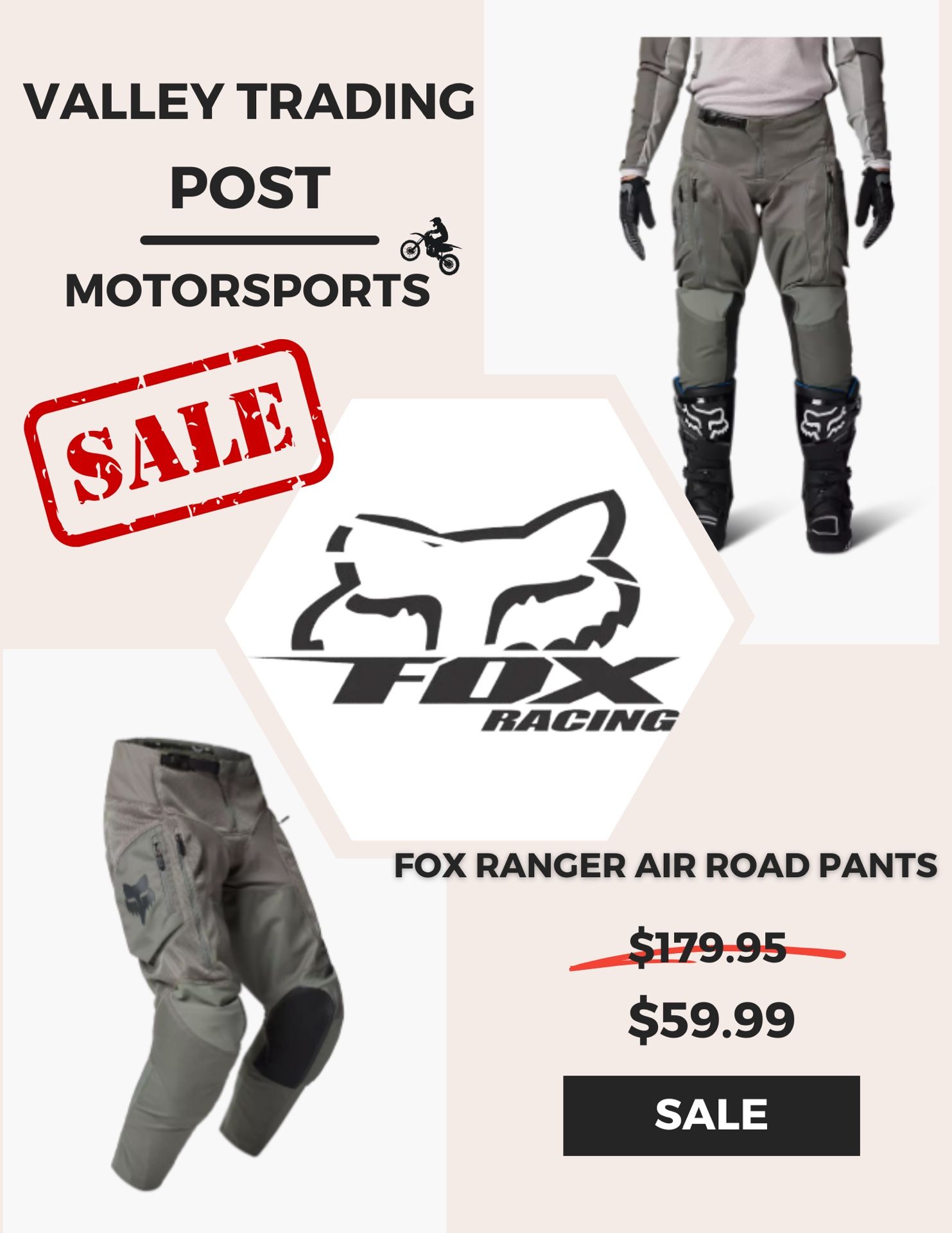 Fox Racing Ranger Air Motorcross Pants