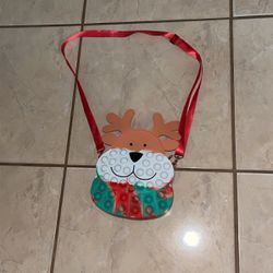 reindeer christmas pop it purse
