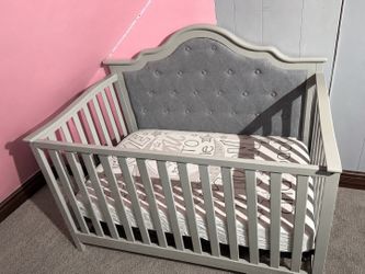 Crib and mattress