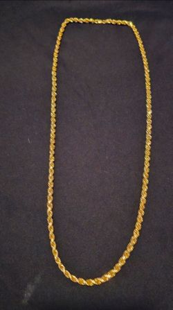 14k gold rope chain