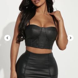 Fashion Nova Skirt Set Size Small 